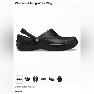 Crocs Women’s Mercy Work Clog - Black